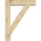 Ekena Millwork Traditional Block Rough Sawn Bracket w/ Offset Brace, Douglas Fir, 8"W x 36"D x 48"H BKT0806X36X48TRA05RDF - alternate 2